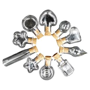 小号透明木塞玻璃瓶 创意许愿瓶挂件 精油瓶 样品分装异形瓶现货