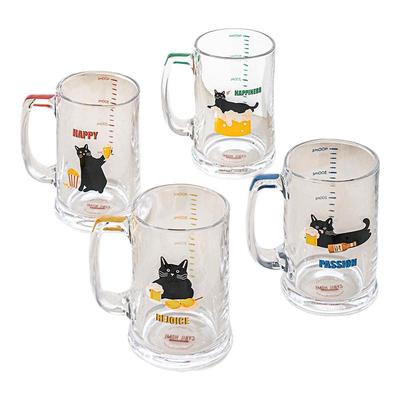 西比尔高颜值可爱带刻度啤酒杯