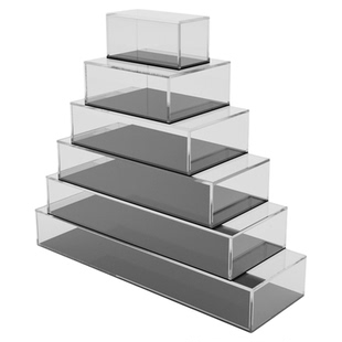 汽车模型防尘盒1:64小比例车模亚克力罩展示盒收纳合金小汽车收藏