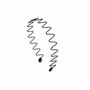 Goody歌妮发箍女波浪隐形防滑运动洗脸压碎发刘海金属头箍发饰