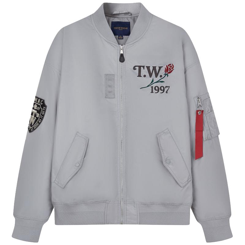 TeenieWeenie小熊男装字母棉服男2024春季新款