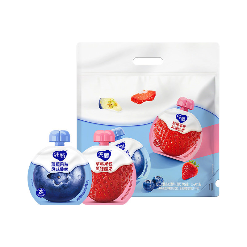 纯甄混合味风味酸奶100g×20包×2袋 原价¥40.7 券后¥40.7