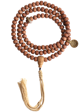 心斋堂黑肉老山檀本命佛手串