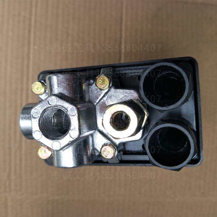 空压机压力开关打气泵配件气压开关220V小型空压机四孔开关控制器