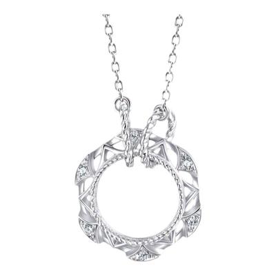 周生生pt950铂金钻石项链