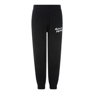 MAISON KITSUNE 春季新款棉质松紧腰男士休闲运动裤束脚裤