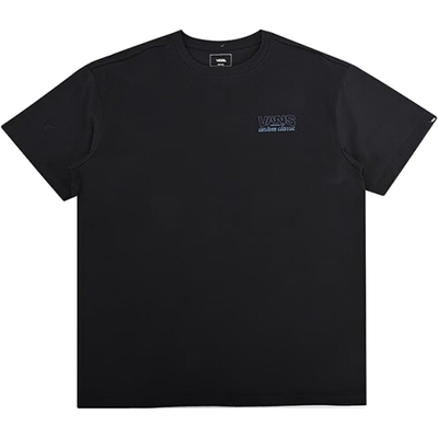 VANS范斯男子VANS CUSTOM L 运动休闲短袖T恤VN000NNJBLK