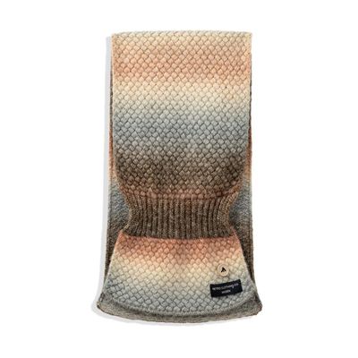 渐变保暖针织彩色围脖