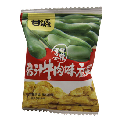 甘源牌500g特产肉松蟹黄味蚕豆