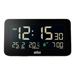 博朗德国品牌多功能智能闹钟学生专用智能2025新款桌面摆台式时钟