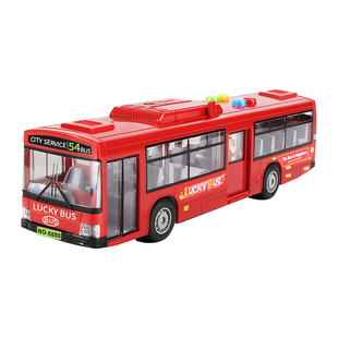儿童公交车玩具大号公共汽车模型超大仿真宝宝巴士玩具大巴车男孩