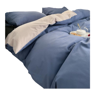 海尼兰/奶咖丨A类水洗棉被套床单纯棉床笠被罩宿舍三四件套床品