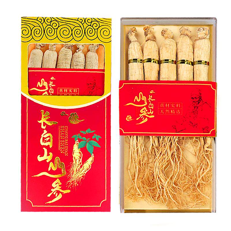 干参长白山人参煲汤泡酒药材