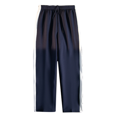 羊羔绒校服裤子加绒再加厚一条杠