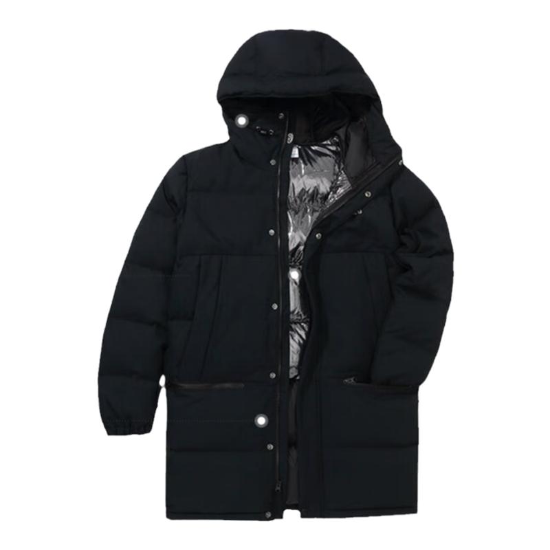 哥伦比亚热能保暖连帽中长羽绒服
