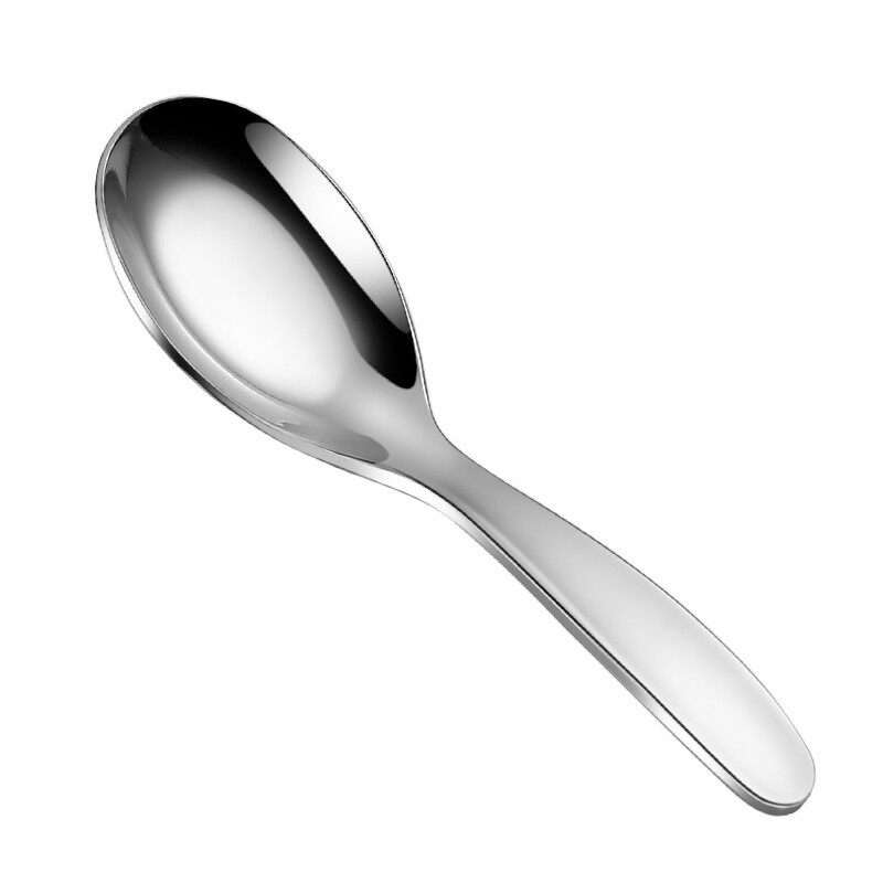 食品级316不锈钢儿童喂养勺刻字
