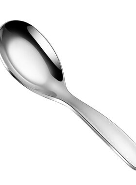 食品级316不锈钢儿童喂养勺刻字