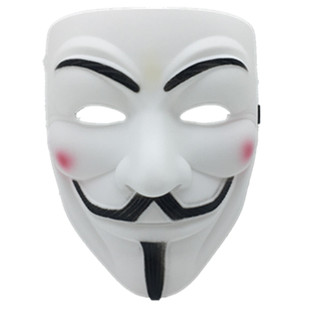 v字仇杀队面具全脸男万圣节cos化妆舞会成人派对假面抖音搞怪网红