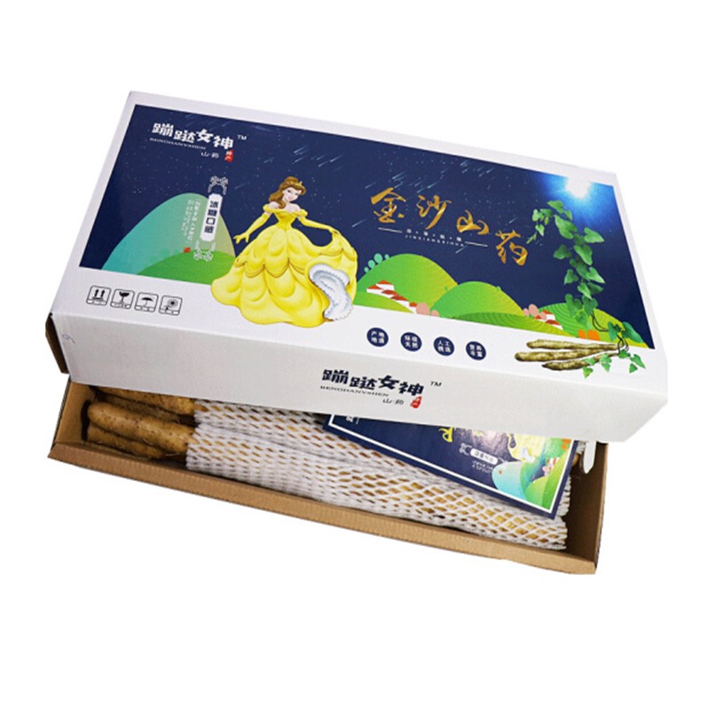 山东特产女神金沙山药礼盒