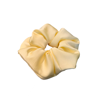 日韩布艺纯色褶皱肥肠圈