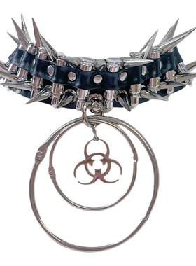 欧美朋克小众子弹项圈