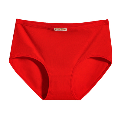 内裤瑞圣花女士纯棉中腰收腹抗菌