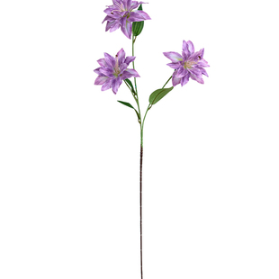 高级长枝重瓣百合仿真花餐桌装饰花摆设摄影假花花束道具插花花材