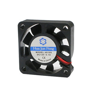 DC4010散热风扇高转速 5V12V24V微型风扇PWM充电器逆变器直流风扇