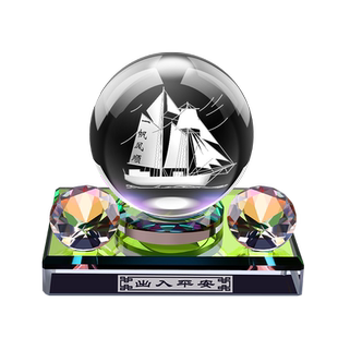 车载摆件汽车香水中控台高档香薰创意家居摆件水晶车内装饰品大全