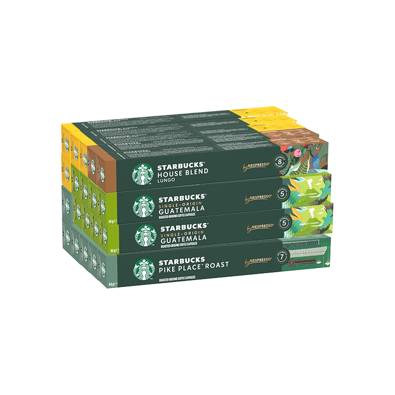【双11预售付定】星巴克胶囊咖啡Nespresso胶囊咖啡200粒浓缩咖啡