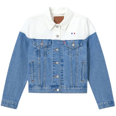 Levi's李维斯女士拼色牛仔外套