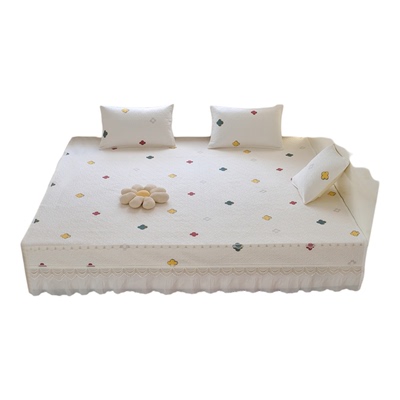 高端A类纯棉榻榻米床盖防滑设计