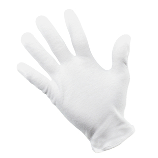 纯棉白手套礼仪工作薄款作业劳保一次性棉白色干活用女士工厂车间