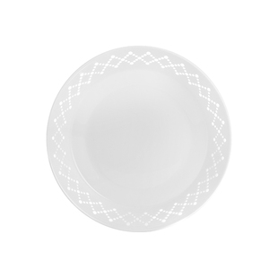 景德镇官方高温白瓷纯色玲珑吃饭碗盘高级感餐具组合家用2026新款