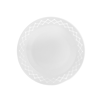 景德镇官方高温白瓷纯色玲珑吃饭碗盘高级感餐具组合家用2026新款