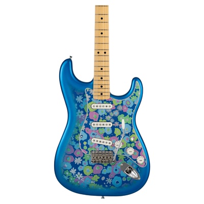 Fender 纷达 限定版蓝色花朵 Stratocaster 电吉他