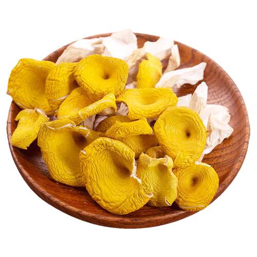 鸡油菌干货500g云南特产黄菇蘑菇黄丝菌干菌类榆黄蘑鸡油黄菌煲汤