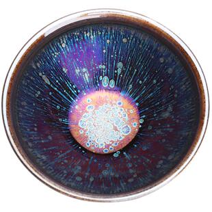 建窑建阳建盏茶杯曜变茶碗个人专用高档中式主人杯单杯茶盏喝茶杯