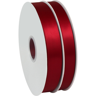 酒红色丝带鲜花礼盒装饰彩带生日礼品蛋糕包装缎带绸带结婚红布条