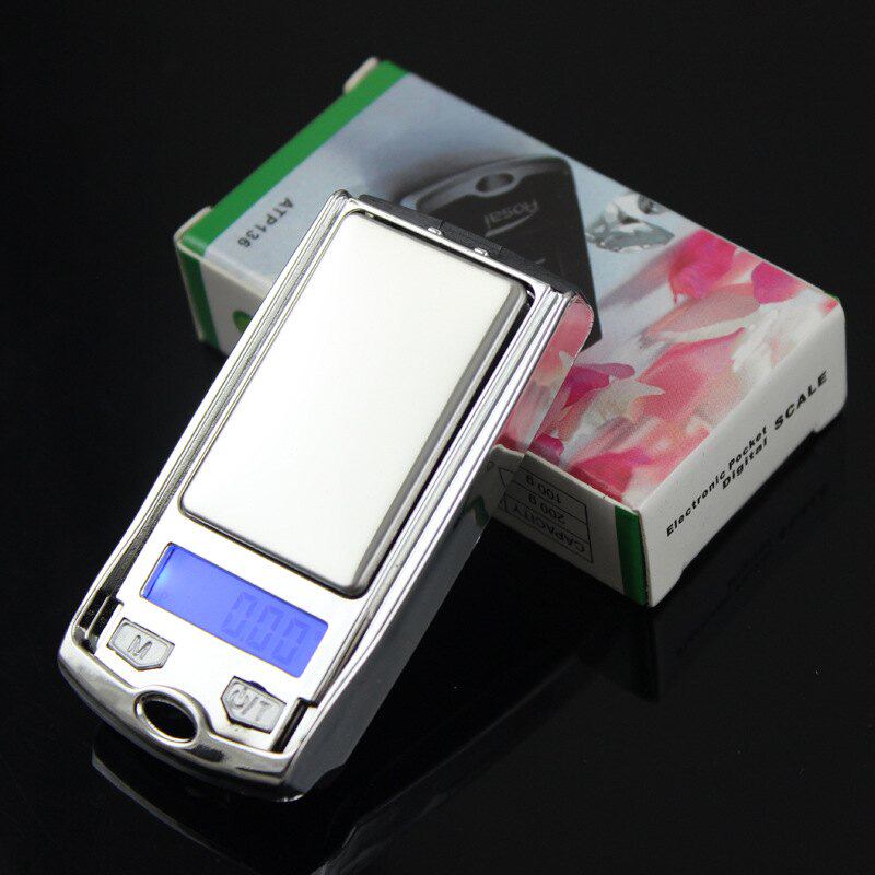便携式车钥匙电子秤0.01g迷你微型衡器称口袋克秤称珠宝100g