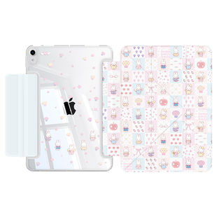 兴菲Air8代保护壳适用苹果11英寸平板套全包边真机开模搭扣笔袋彩绘亚克力7防弯2026无笔槽硬壳5防摔小小米菲