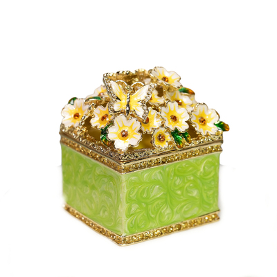 易尚宝珐琅彩戒指盒新款