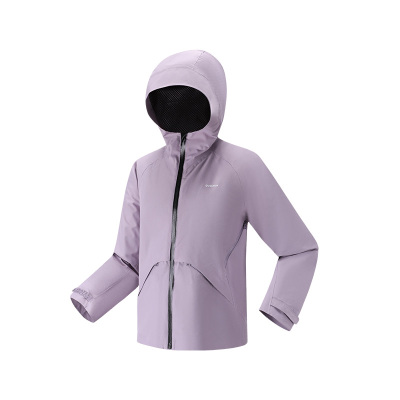 迪卡侬旗舰店儿童户外防水冲锋衣