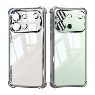 柠乐适用vivos60手机壳s50ProMini透明s30电镀s20Pro保护套s19vivo气囊s18防摔s17t镜头s16s15全包s12外壳s10