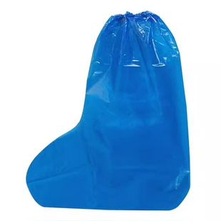 一次性雨鞋长筒下雨天防水防滑塑料加厚脚套骑行耐磨防雨鞋子上学