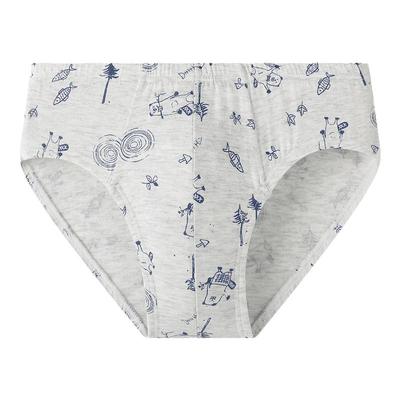 舒雅男童莫代尔三角内裤3条装