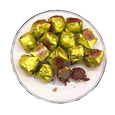 迪拜当地品牌整颗开心果巧克力