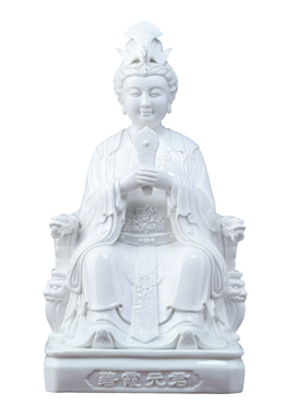 戴玉堂陶瓷泰山奶奶像家用供奉摆件碧霞元君东岳泰山娘娘像体真身