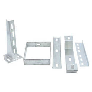 桥架安装配件水平托臂垂直托臂横担吊框连接片接地线等其他配件