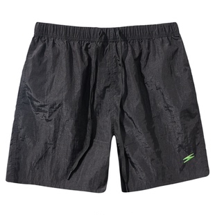 SOCKKEY金属尼龙运动短裤三分裤闪电LOGO刺绣轻薄速干透气训练裤